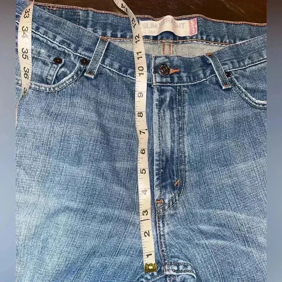 Womens Levi’s 514 Slim Straight Stretch Denim Cropped Jeans 36 - Picture 7 of 7